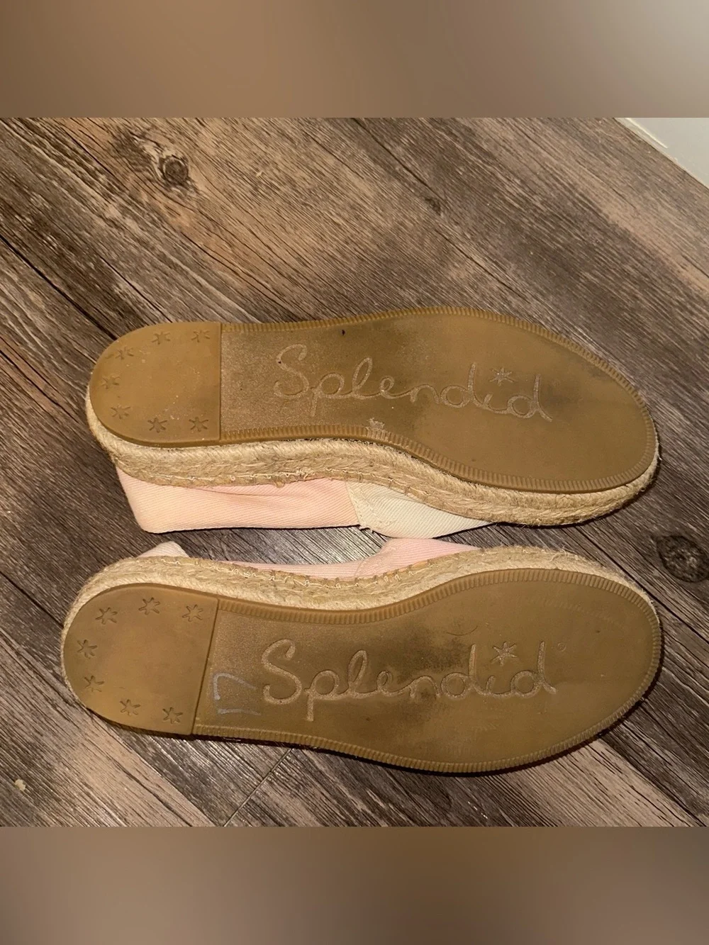 Splendid Slip-On Canvas Espadrilles in Light Pink - Women's Casual Shoes